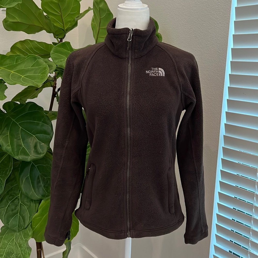 The North Face Brown Full Zip Up Jacket Womens‎ Size Small F12 AY2U74A